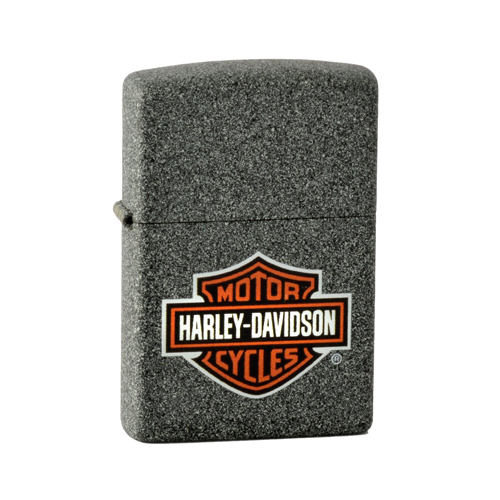 Zippo aansteker Harley Davidson Bar and Shield Iron Stone
